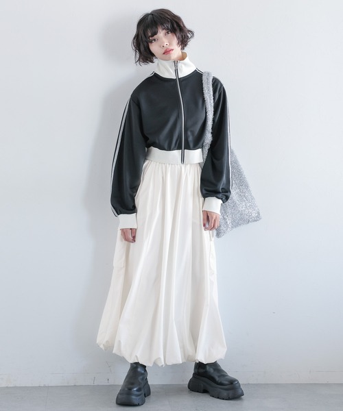 PAGEBOY（ページボーイ）の「バルーンカーゴスカート（スカート・レディース・オフホワイト/ブラック・FREE）」の19枚目の写真