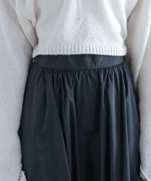 PAGEBOY（ページボーイ）の「バルーンカーゴスカート（スカート・レディース・オフホワイト/ブラック・FREE）」の6枚目の写真