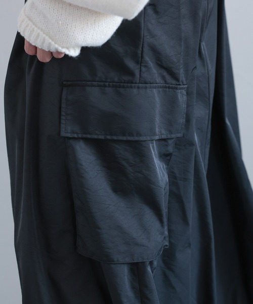 PAGEBOY（ページボーイ）の「バルーンカーゴスカート（スカート・レディース・オフホワイト/ブラック・FREE）」の9枚目の写真