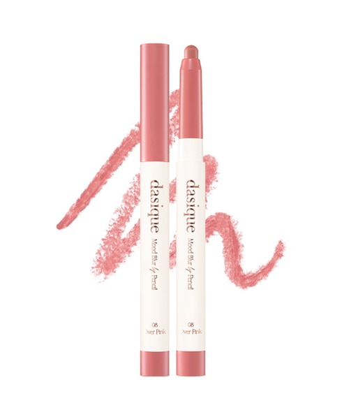 dasique（デイジーク）の「【dasique/デイジーク】Mood Blur Lip Pencil（ムードブラーリップペンシル）10色（口紅/リップティント/グロス・レディース・#09 Coral Crepe/#04 Salmon/#02 Almond Coral/#10 Mood Cocoa/#03 Peach Cream/#01 Sand Beige/#05 Pink Choux/#06 Misty Lilac/#07 Rose Cream/#08 Over Pink・FREE）」の8枚目の写真