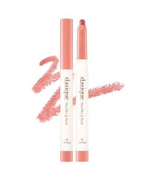 dasique（デイジーク）の「【dasique/デイジーク】Mood Blur Lip Pencil（ムードブラーリップペンシル）10色（口紅/リップティント/グロス・レディース・#09 Coral Crepe/#04 Salmon/#02 Almond Coral/#10 Mood Cocoa/#03 Peach Cream/#01 Sand Beige/#05 Pink Choux/#06 Misty Lilac/#07 Rose Cream/#08 Over Pink・FREE）」の9枚目の写真