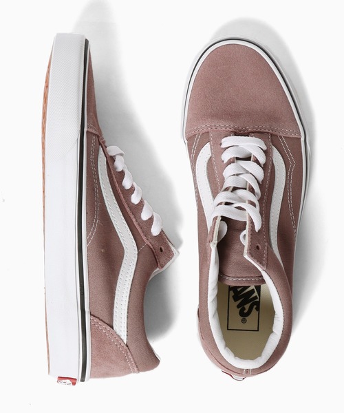 VANS(バンズ)の「VANS/ヴァンズ OLD SKOOL スニーカー 2026年 夏 夏服(スニーカー・メンズ・ライトピンク/ブラック×ホワイト/ブラック×ブラック・7/9/5/6/9h/8h/10/5h/7h/6h/8/10h)」の3枚目の写真