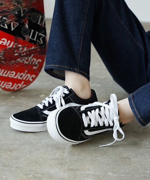 CHK】 【VANS】 ヴァンズ SLIP ON スリッポン V98CLA BLK/WHT
