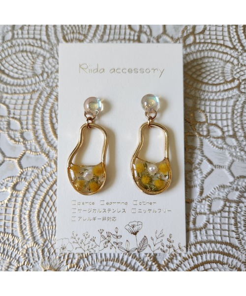 tone(トーン)の「【Riida】MIMOZA(ピアス)(MA)(ピアス(両耳用)・レディース・その他2/その他1・FREE)」の2枚目の写真