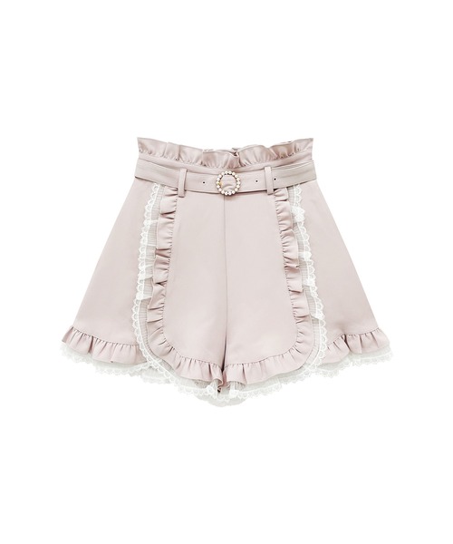 Honey Cinnamon（ハニーシナモン）の「フリルレースパンツ（その他パンツ・レディース・ピンク/ブラック・FREE）」の5枚目の写真