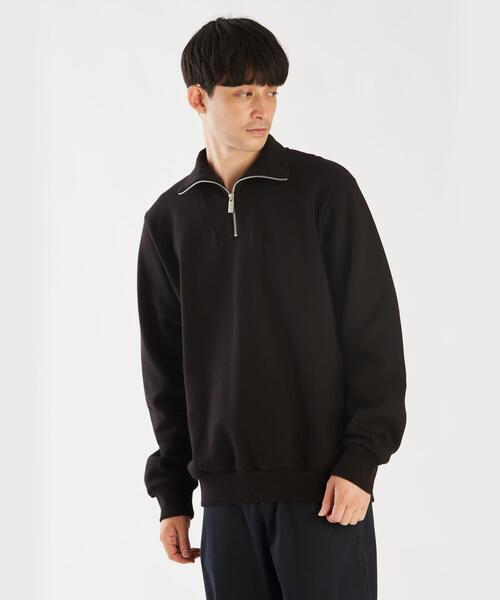 冬ギフト  M001 ジップクローズハイネックスウェット（スウェット SWEAT トップス
