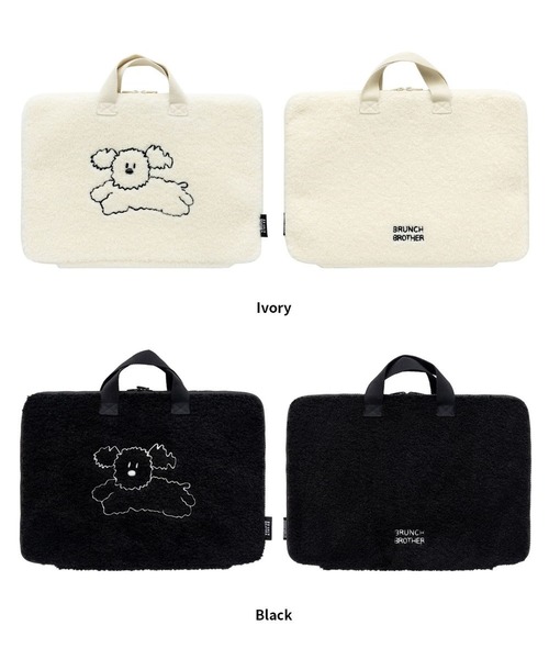 Brunch Brother(ブランチブラザー)の「【15inch】Romane corp./Iaptopポーチ/ロマネ/ブランチブラザー/パソコンipadケース/韓国雑貨/2991352(PC・タブレットケース・レディース・ブラック/アイボリー・0)」の14枚目の写真