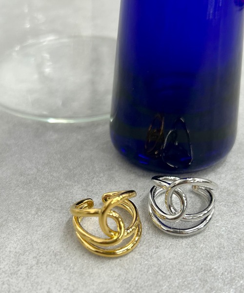 SHENERY（シーナリー）の「【WEB限定】メタルクロスラインリング（リング・レディース・ゴールド/シルバー・FREE）」の8枚目の写真