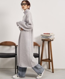 Auntie Rosa Holiday | ローゲージタートルニットワンピース(ワンピース)