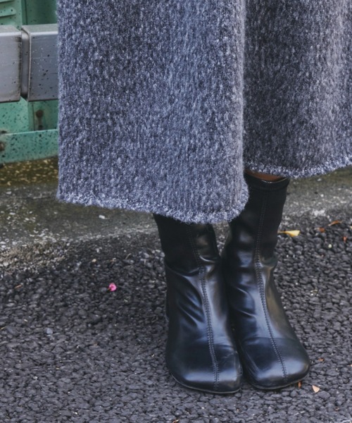 Auntie Rosa Holiday（アンティローザホリデー）の「ローゲージタートルニットワンピース（ワンピース・レディース・ブラック/グレー・FREE）」の21枚目の写真