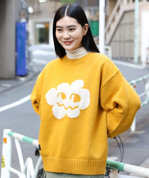 GROUNDWORK（グラウンドワーク）の「【UNISEX】GROUNDWORK／CLOUDニット 2985995（ニット/セーター・レディース・グレー/ピンク/イエロー/グリーン・MEDIUM/LARGE）」の8枚目の写真