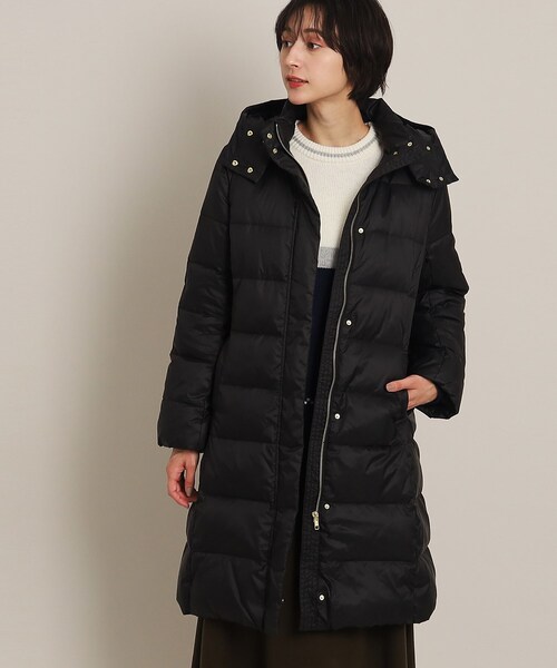 ALLIED FEATHER+DOWN（アライドフェザーダウン）の「◆ALLIED FEATHER DOWN （アライドフェザーダウン） 2WAYロングコート（S～L）（ダウンジャケット/コート・レディース・アイボリー/ブラック/キャメル・01/02/03）」の3枚目の写真