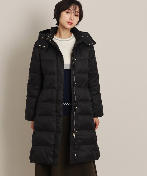 ALLIED FEATHER+DOWN（アライドフェザーダウン）の「◆ALLIED FEATHER DOWN （アライドフェザーダウン） 2WAYロングコート（S～L）（ダウンジャケット/コート・レディース・アイボリー/ブラック/キャメル・01/02/03）」の8枚目の写真