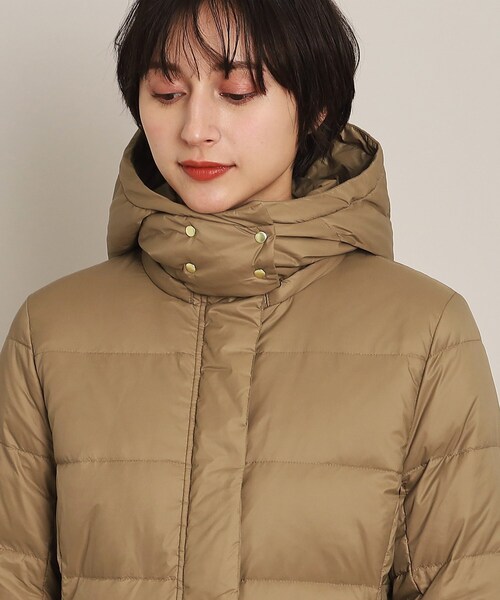 ALLIED FEATHER+DOWN（アライドフェザーダウン）の「◆ALLIED FEATHER DOWN （アライドフェザーダウン） 2WAYロングコート（S～L）（ダウンジャケット/コート・レディース・アイボリー/ブラック/キャメル・01/02/03）」の18枚目の写真