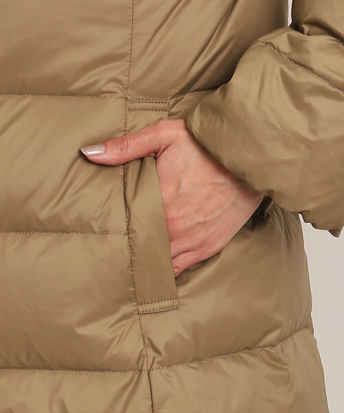 ALLIED FEATHER+DOWN（アライドフェザーダウン）の「◆ALLIED FEATHER DOWN （アライドフェザーダウン） 2WAYロングコート（S～L）（ダウンジャケット/コート・レディース・アイボリー/ブラック/キャメル・01/02/03）」の21枚目の写真