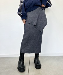 WHO'S WHO gallery | プレーティングニットスカート /セットアップ対応可(スカート)