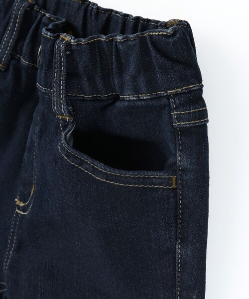 BRANSHES（ブランシェス）の「【フィットストレート/プレミアムストレッチ】裏起毛デニムロングパンツ（デニムパンツ・キッズ・ネイビー/ブルー/ブラック・150/160/90/120/110/130/140/100）」の18枚目の写真