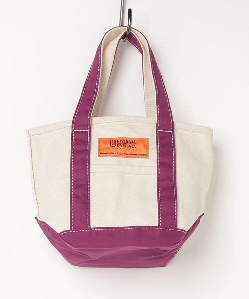 UNIVERSAL OVERALL(ユニバーサルオーバーオール)の「UNIVERSAL OVERALL / UO TOTE BAG(S) / UVO-150(トートバッグ・レディース・グレー/ブラウン/パープル/ベージュ/ネイビー/ブラック・ONESIZE)」の12枚目の写真