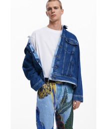 Desigual（デシグアル）の「インドプリント ストレートジーンズ（デニムパンツ・メンズ）」