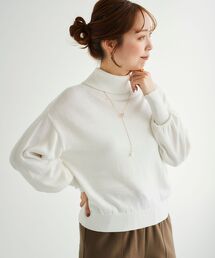 バックパールエリニットプルオーバー
