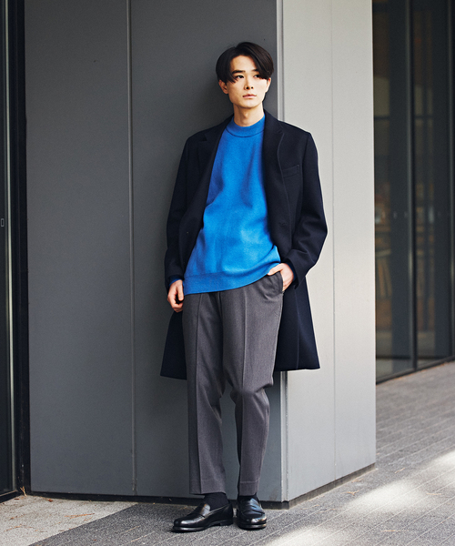 EDIFICE（エディフィス）の「TR ストレッチ ウォーム ツイルイージースラックス（スラックス・メンズ・チャコールグレー/ベージュ/ネイビー・MEDIUM/LARGE/SMALL/X-LARGE）」の4枚目の写真