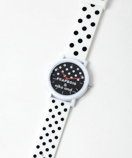 FRAPBOIS(フラボア)の「【FRAPBOIS(フラボア)】コラボウォッチ(アナログ腕時計・レディース・ホワイト/ブラック・0)」の7枚目の写真