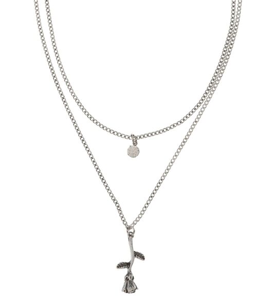 EATME(イートミー)の「ローズダブルチェーンネックレス(ネックレス・レディース・シルバー・FREE)」の19枚目の写真