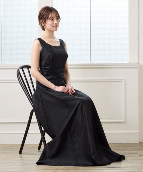 AIMER(エメ)の「【WEB限定】演奏会用シャンタンカラーロングドレス(ドレス・レディース・パープル系その他/ワイン/ダルブルー系/ラベンダー/ネイビー/アイボリー/オールドローズ系/ライトグリーン/ピーコックグリーン系/ブラック/グレー・MEDIUM/LARGE/X-LARGE)」の19枚目の写真