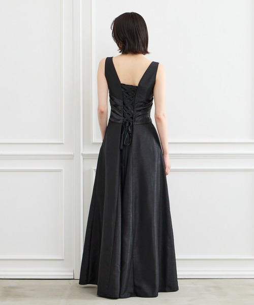 AIMER ロングドレス 黒 演奏会 衣装 プリーツ パンツドレス 結婚式 AIMER ロングドレス 黒 演奏会 衣装 プリーツ パンツドレス 結婚