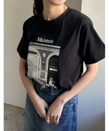 Re:EDIT | [2024SS COLLECTION]シーンナリーフォトプリントTシャツ(Tシャツ/カットソー)