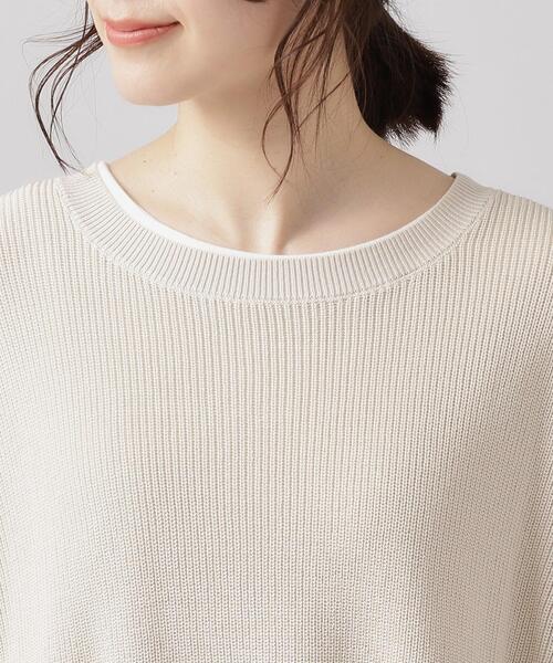 SHOO・LA・RUE（シューラルー）の「◆【2点セット】ニットベスト＆ロンT（ベスト・レディース・ブラック/グレー/ナチュラル・02/03/04）」の11枚目の写真