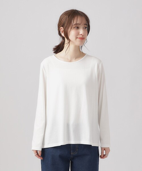 SHOO・LA・RUE（シューラルー）の「◆【2点セット】ニットベスト＆ロンT（ベスト・レディース・ブラック/グレー/ナチュラル・02/03/04）」の14枚目の写真