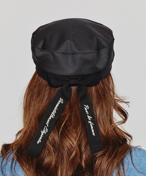 セール】Chapeau d' O Back Ribbon Marine Cas / シャポードオー