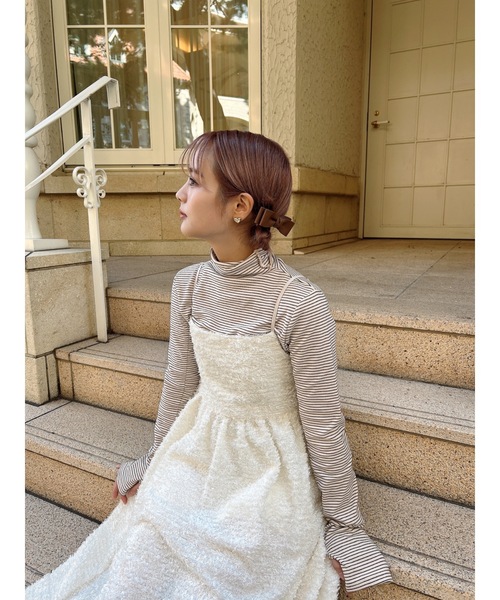 売れ筋がひ贈り物！ jumelle（ジュメロ）の「feather cami WEAR - op（ワンピース）」 ワンピース