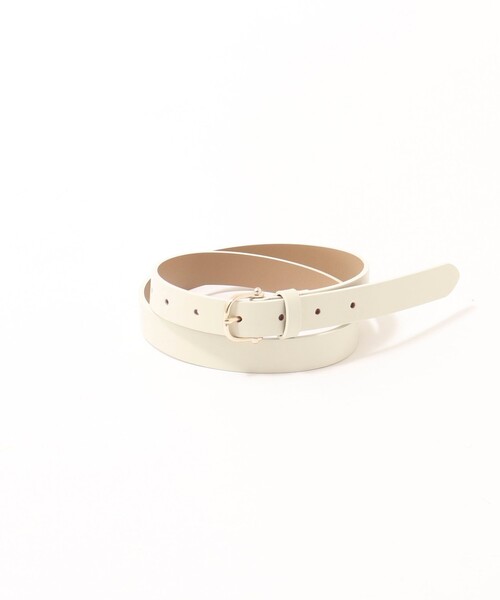 NOLLEY’S（ノーリーズ）の「ビスバックルベルト（ベルト・レディース・シルバー/オフホワイト/ベージュ/ブラック・FREE）」の5枚目の写真