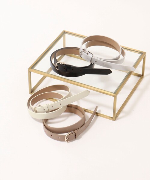 NOLLEY’S（ノーリーズ）の「ビスバックルベルト（ベルト・レディース・シルバー/オフホワイト/ベージュ/ブラック・FREE）」の9枚目の写真