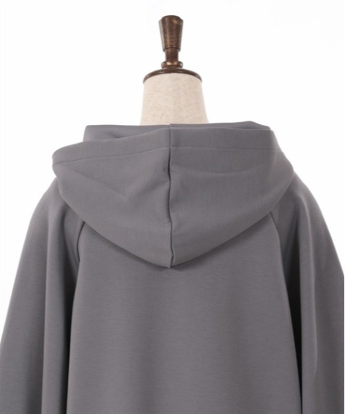 axes femme(アクシーズファム)の「花粉ガードジップ付きポンチョ(Tシャツ/カットソー・レディース・グレー/ベージュ/ミント・FREE)」の12枚目の写真