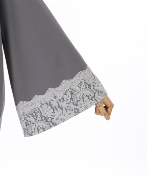 axes femme(アクシーズファム)の「花粉ガードジップ付きポンチョ(Tシャツ/カットソー・レディース・グレー/ベージュ/ミント・FREE)」の13枚目の写真