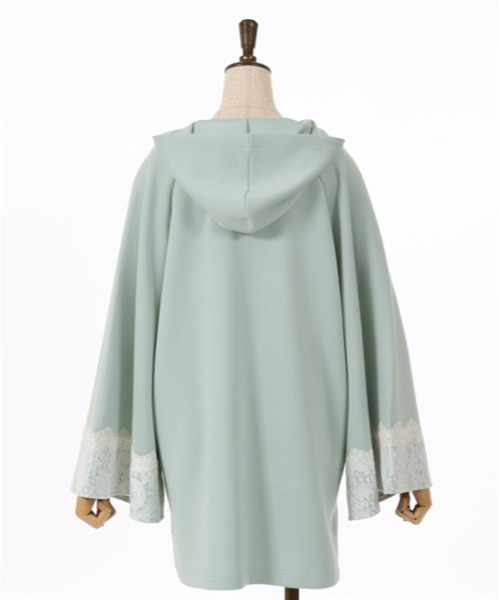 axes femme(アクシーズファム)の「花粉ガードジップ付きポンチョ(Tシャツ/カットソー・レディース・グレー/ベージュ/ミント・FREE)」の17枚目の写真