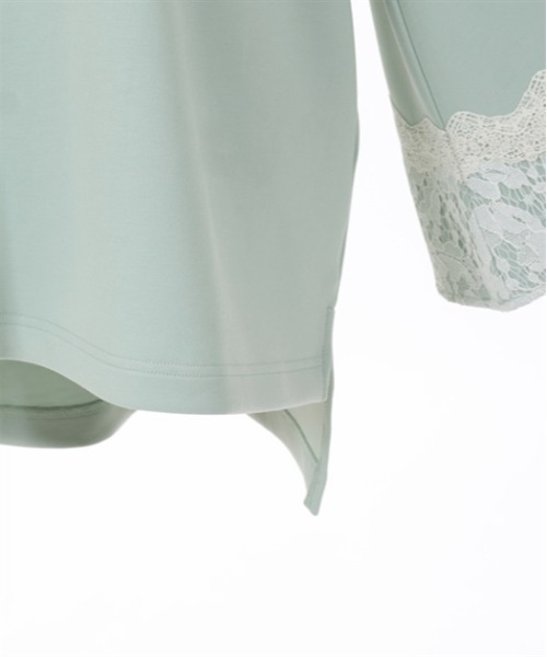 axes femme(アクシーズファム)の「花粉ガードジップ付きポンチョ(Tシャツ/カットソー・レディース・グレー/ベージュ/ミント・FREE)」の19枚目の写真