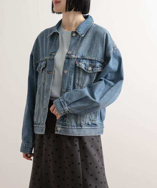 Lee(リー)の「Levi's TRUCKER JACKET(デニムジャケット・レディース・ブラック/インディゴブルー・SMALL)」の15枚目の写真