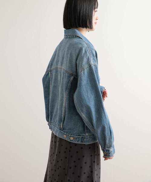 Lee(リー)の「Levi's TRUCKER JACKET(デニムジャケット・レディース・ブラック/インディゴブルー・SMALL)」の19枚目の写真