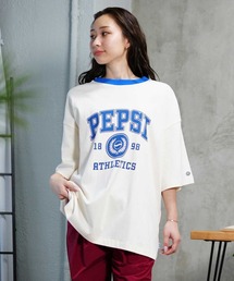 【ムラサキスポーツ限定】DISCUS ATHLETIC/ディスカスアスレチック DISCUS×PEPSIプリントレディース 半袖 Tシャツ 4287-1977