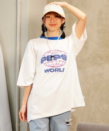 【ムラサキスポーツ限定】DISCUS ATHLETIC/ディスカスアスレチック DISCUS×PEPSIプリントレディース 半袖 Tシャツ 4287-1977