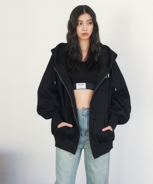 セール】UNISEX バックグラフィック ジップ パーカー（パーカー