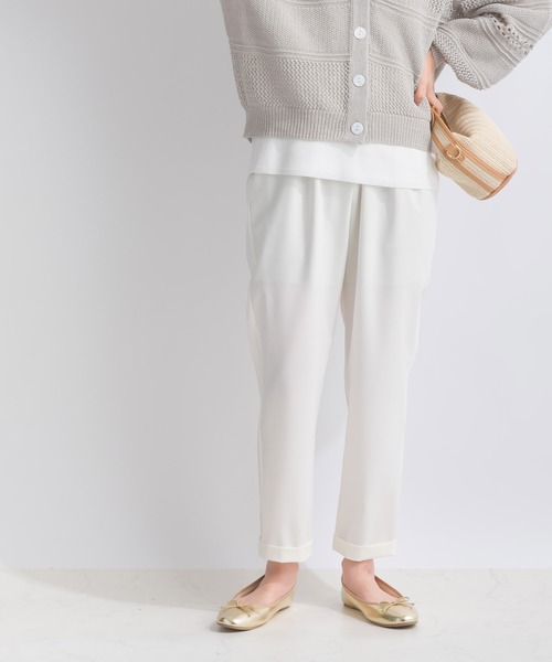 PICCIN（ピッチン）の「【日本製】ウエストギャザーパンツ（その他パンツ・レディース・オフホワイト/ブルー/イエロー・S/M）」の2枚目の写真