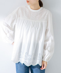 URBAN RESEARCH Sonny Label | スカラップヘムコットンレースブラウス(シャツ/ブラウス)