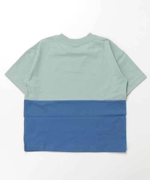 NEW BALANCE(ニューバランス)の「吸水速乾 Linear logo Block ショートスリーブTシャツ(Tシャツ/カットソー・キッズ・ブラック/ライトベージュ/ミント・130/140/150/160)」の13枚目の写真