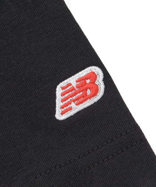 NEW BALANCE(ニューバランス)の「吸水速乾 Linear logo Block ショートスリーブTシャツ(Tシャツ/カットソー・キッズ・ブラック/ライトベージュ/ミント・130/140/150/160)」の6枚目の写真