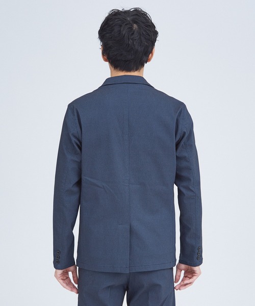 ABAHOUSE GRAY(アバハウスグレイ)の「【上下2点セット/セットアップ対応】ハイパーストレッチ バーズアイ セットアップ / スーツ(セットアップ・メンズ・グレイッシュベージュ/チャコールグレー/ネイビー/ブルー・44/50/48/46)」の8枚目の写真